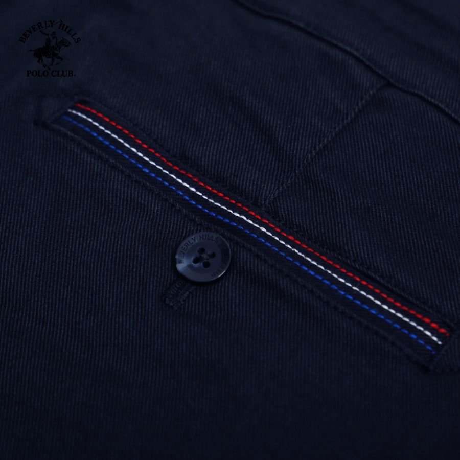 Quần dài Nam Beverly Hills Polo Club Slim Fit Xanh Navy -QKSS22V020