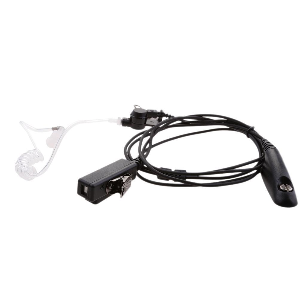 Acoustic Air Tube Headset/Earpiece Mic For Radio