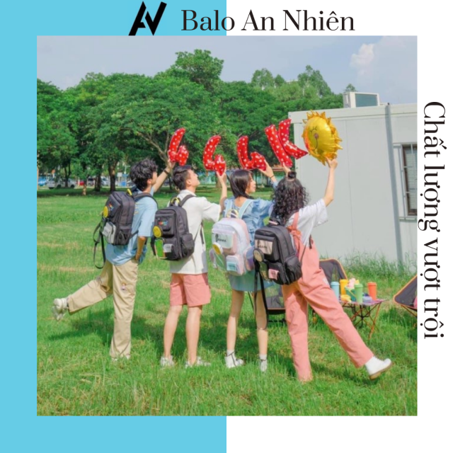 Bộ Sản Phẩm Balo Đi Học Local Brand Bama, Túi Tròn Mặt Cười, Túi Chéo Chống Nước