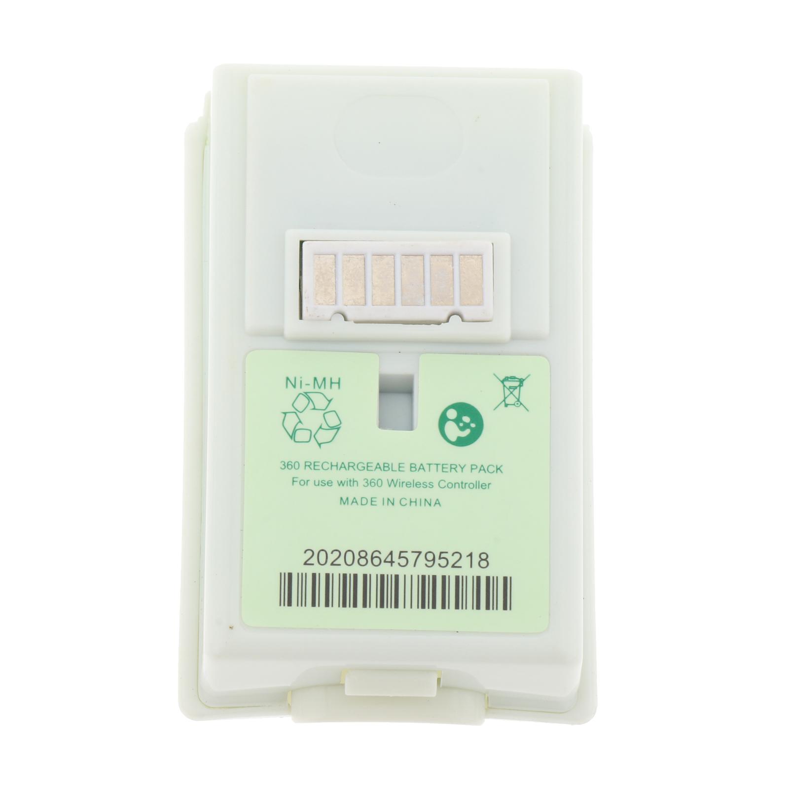 600mAh Controller Battery Covers 1.5M Cable, Rechargeable Replace Parts for Xbox