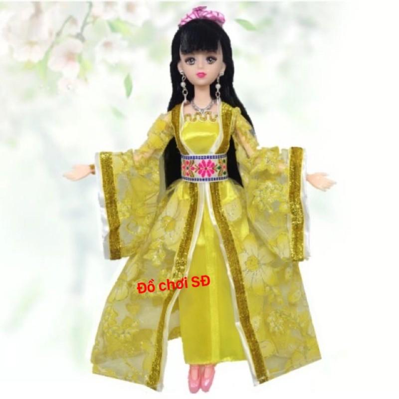 ĐẦM CỔ TRANG CỦA BÚP BÊ 30CM