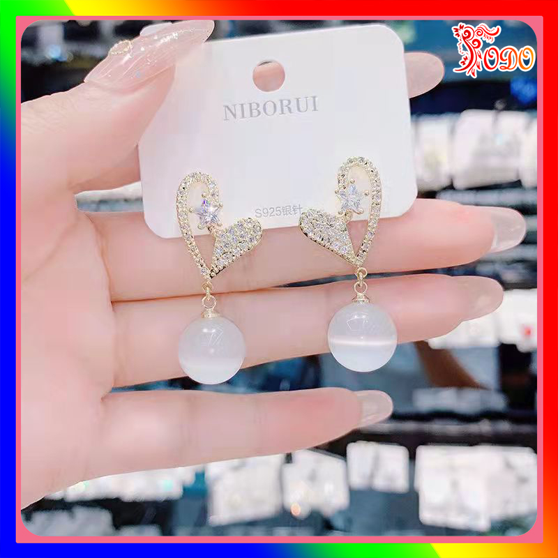 Bông tai nữ đáng yêu kiểu dáng sành điệu phong cách đơn giản thích hợp đi học BSTKL - [Thời Trang ToDo]