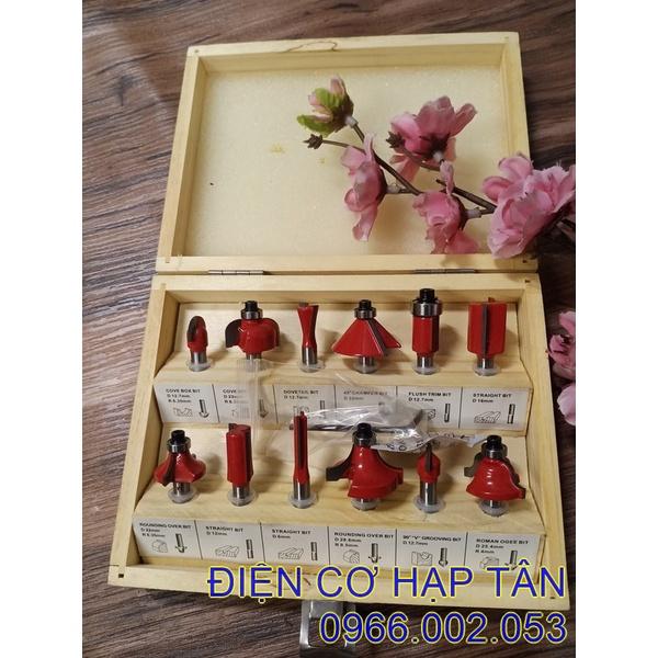 BỘ MŨI PHAY GỖ 6,3mm