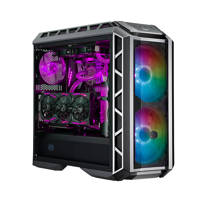 Vỏ case CoolerMaster MasterCase H500P Mesh TG ARGB - Hàng Chính Hãng