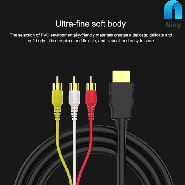 Cáp Chuyển Đổi Hdmi Sang 3RCA Av Chuyên Dụng Chất Lượng Cao