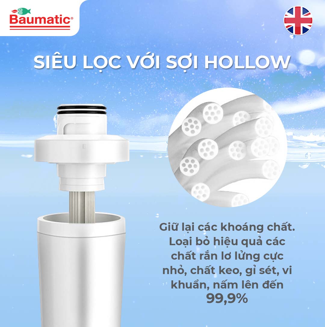 Máy lọc nước Ultra Baumatic BWF70W - Thương hiệu của Anh 