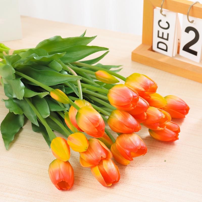 Bó Hoa Tulip Nhân Tạo Trang Trí Tiệc Cưới