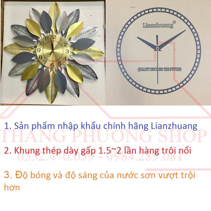 Đồng Hồ Treo Tường Nghệ Thuật Lá May Mắn TP-053