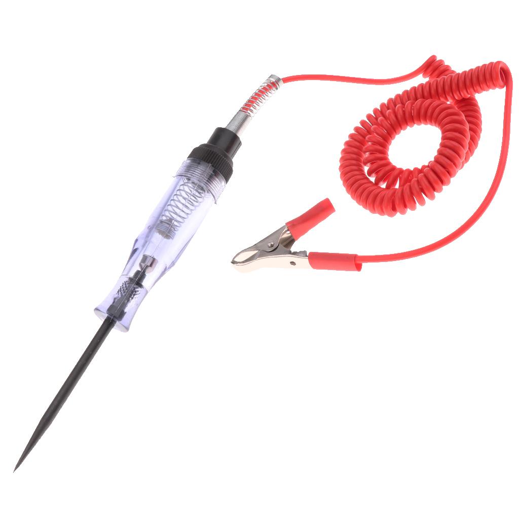 Cao Chất Lượng Hệ Thống Dài Đầu Đo Kiểm Tra Đèn Xe Ô Tô Điện Áp Mạch Máy 12V 6V