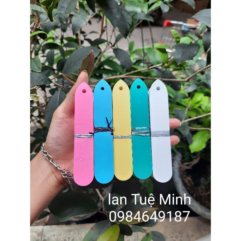 Set 10 Thẻ Treo Ghi Tên Cây, Thẻ Ghi Tên Lan - Đánh Dấu Thông Tin Cây - Loại Nhựa Mềm