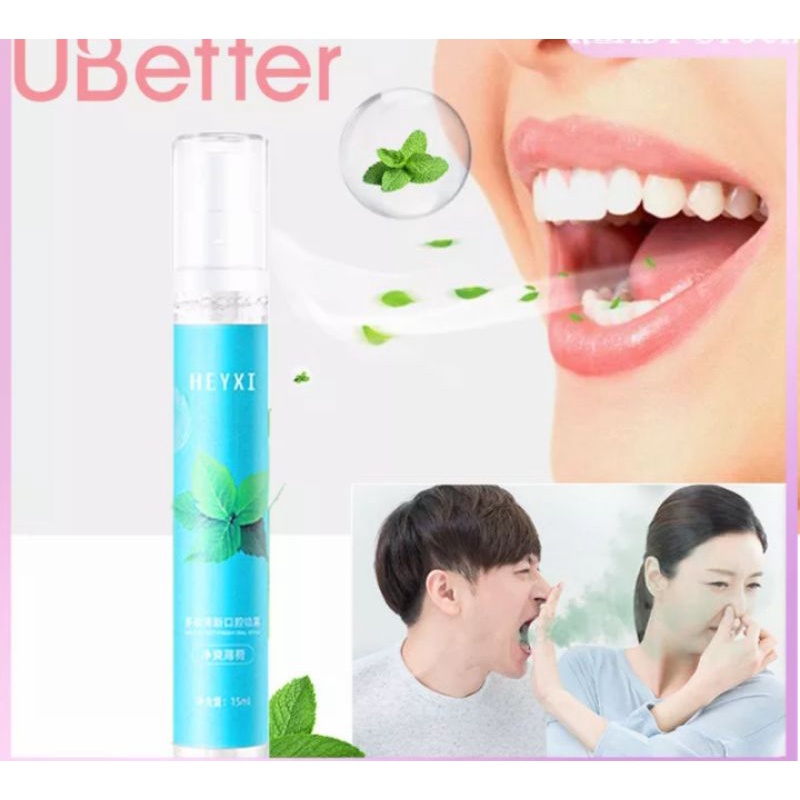 Lọ xịt khử mùi diệt khuẩn thơm miệng chống sâu răng bằng thảo dược cho nam nữ hương thơm quyến rũ
