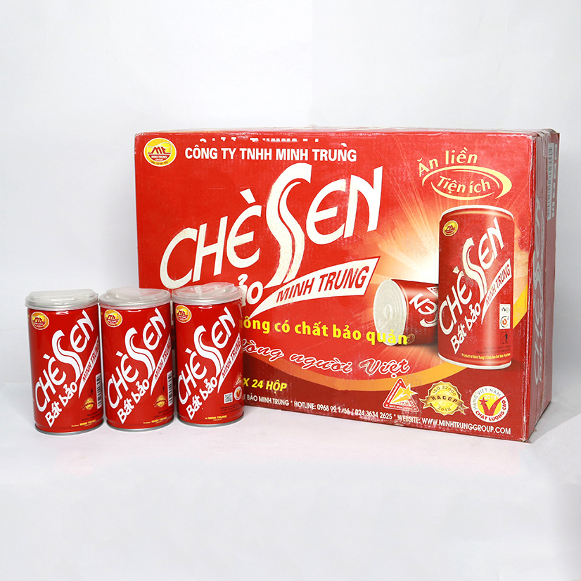 Chè Sen Bát Bảo Minh Trung lốc 3 lon - CHESENBATBAO 3