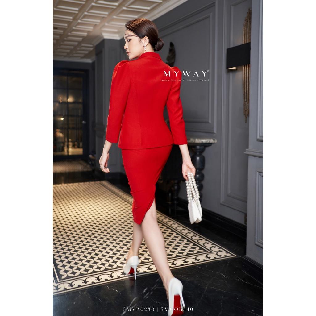Áo Vest Nữ MY WAY Tay Bồng Đính Hoa Sang Trọng 5MVB0230