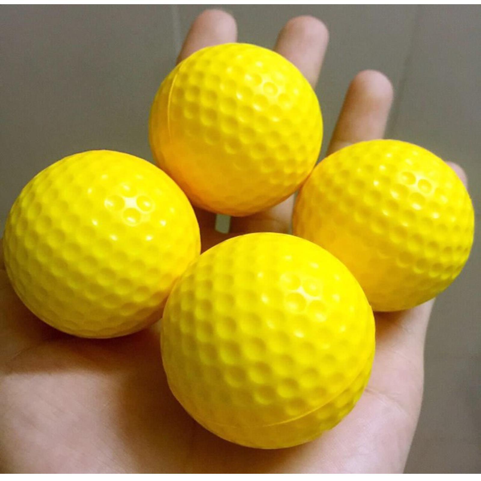Set of 10 Golf Practice Ball Outdoor Sports PU 1.65inch for Training Aid