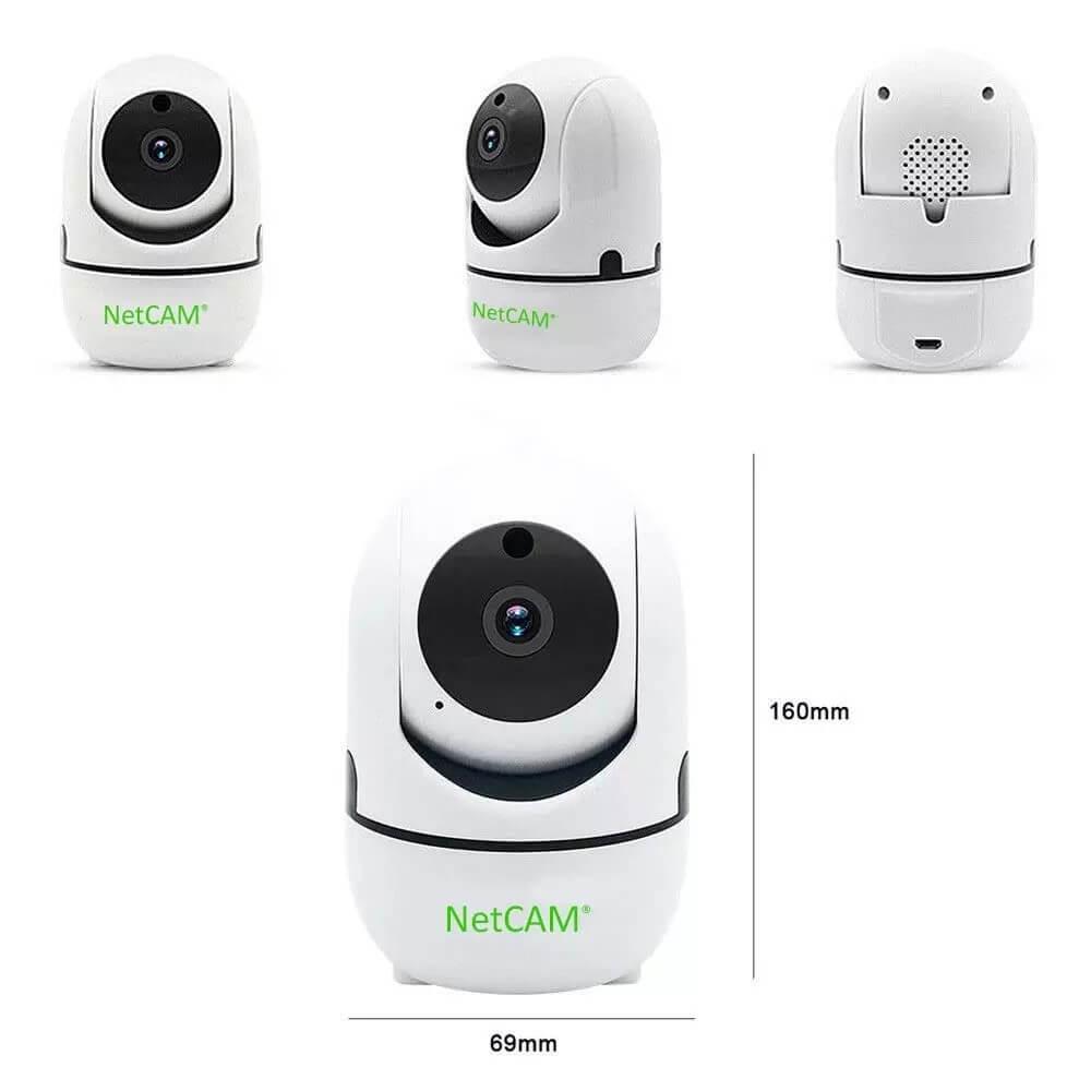 Camera IP WiFi NetCAM NR02, độ phân giải 4.0MP sắc nét, xoay 360 độ quan sát mọi vị trí - Hàng chính hãng