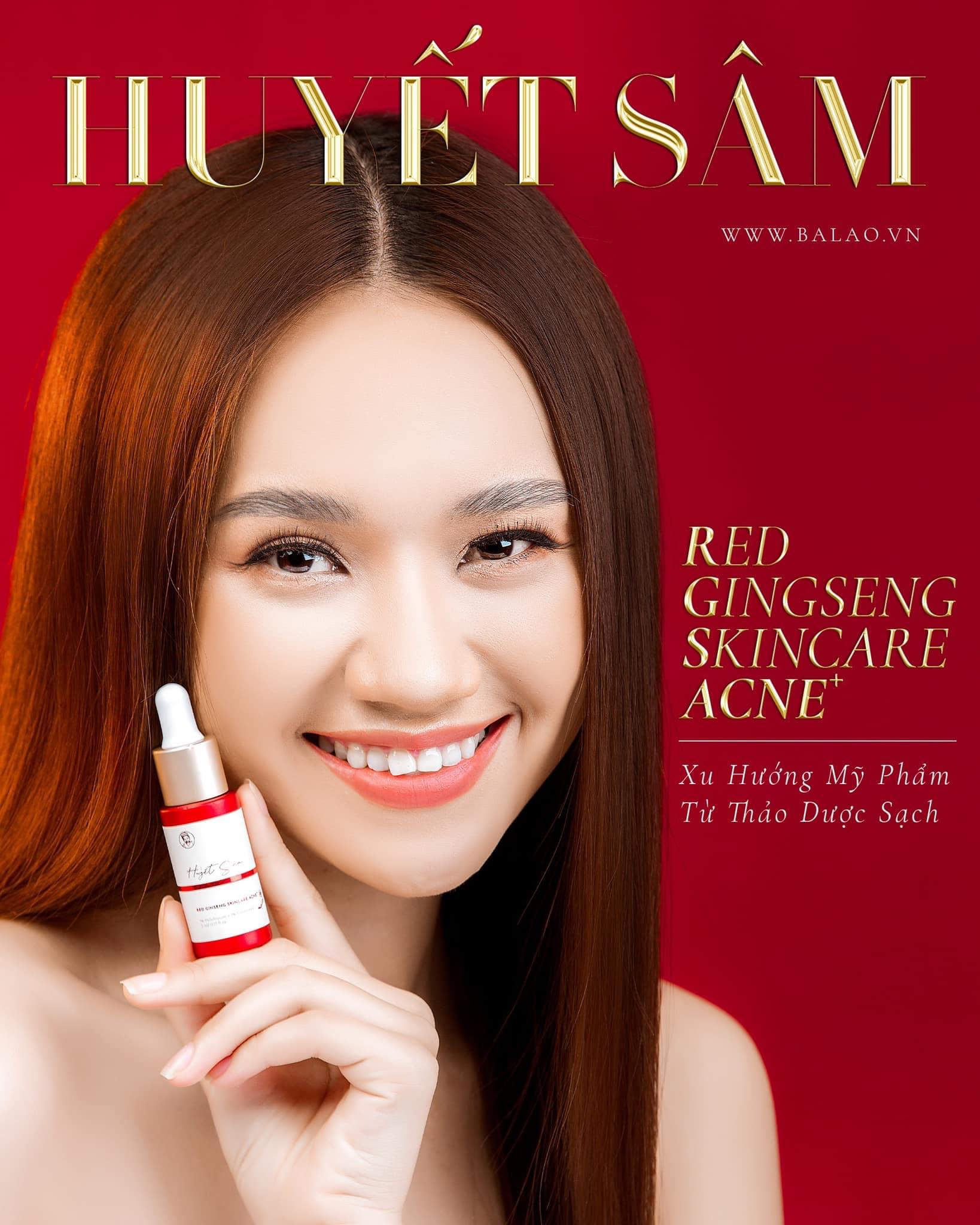 Bà Lão Huyết Sâm - RED GINSENG SKIN CARE ACNE (bản nâng cấp) giúp dưỡng da trắng sáng, kháng viêm ngừa mụn, căng bóng se khít lỗ chân lông