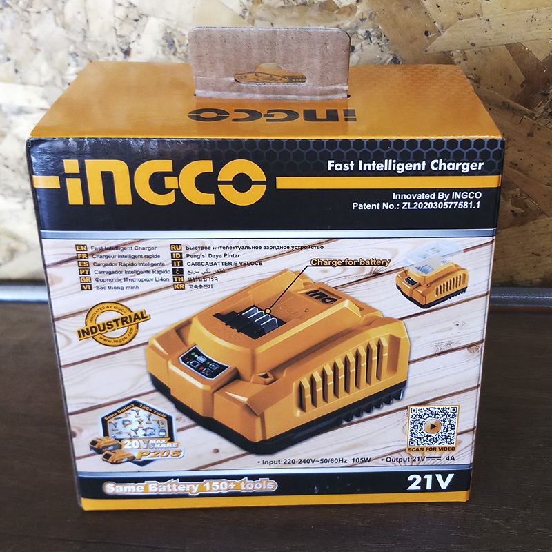 Đế sạc nhanh INGCO FCLI20411 pin 20V