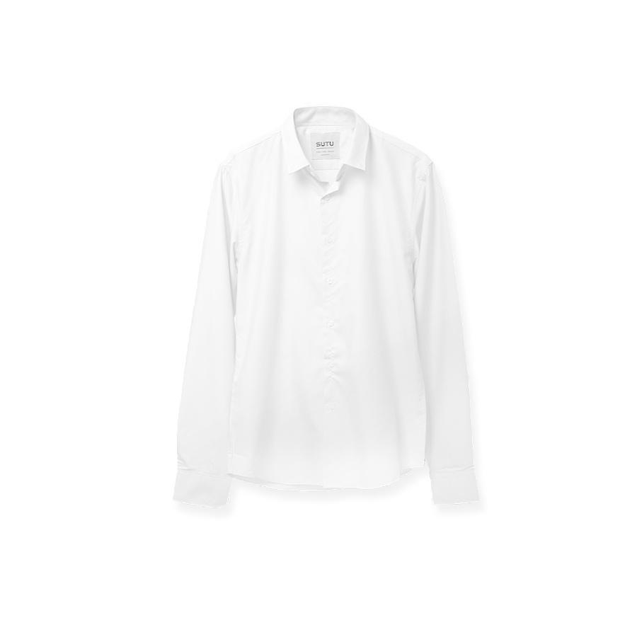 Áo Sơ Mi Nam Tay Dài Công Sở Dáng Ôm Form slimfit Có Cổ SUTU Basic Trơn Dễ Phối Chống Nhăn Cực Tốt | A0CTRS
