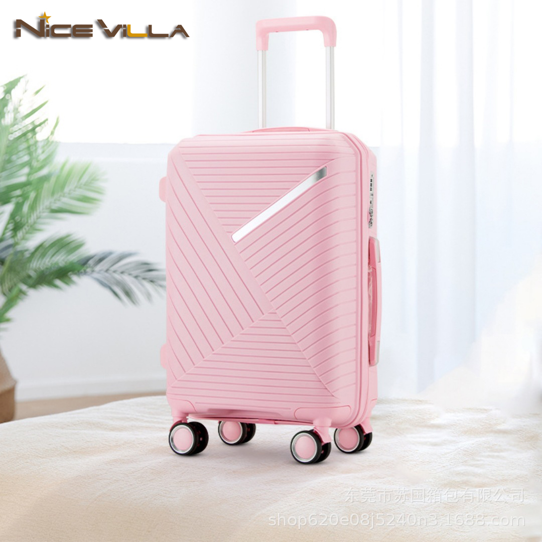 Vali Du Lịch Nhựa Dẻo PP Nice villa Chống Va Đập Size 20inch &amp; 24inch &amp; 28inch