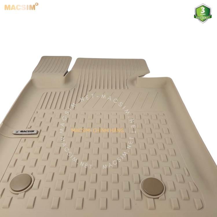 Thảm lót sàn ô tô nhựa TPE Silicon BMW G30 5 Series 2017+ Beige Nhãn hiệu Macsim