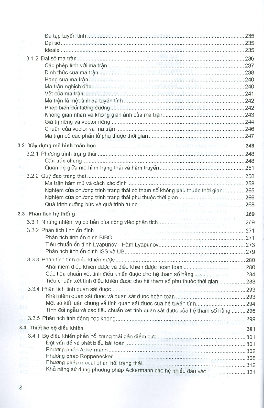 Cơ Sở Lý Thuyết Điều Khiển Tuyến Tính (Tái bản năm 2023)
