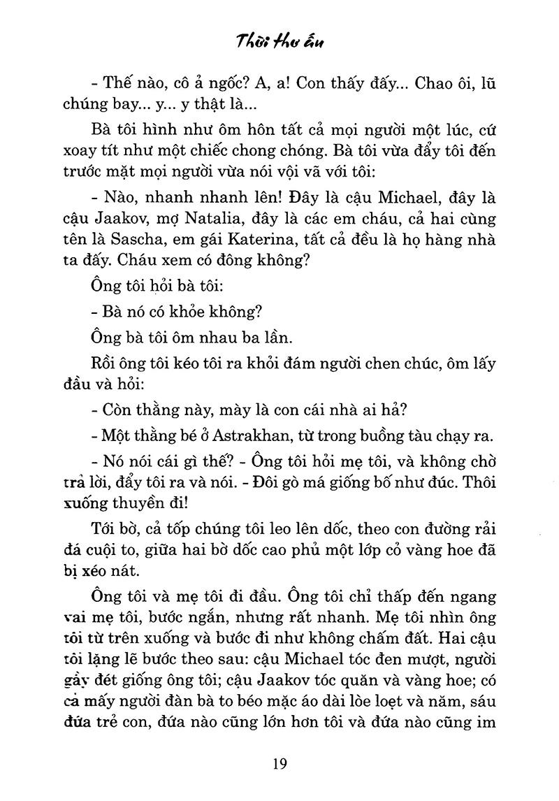 Sách Thời Thơ Ấu (Tái Bản)