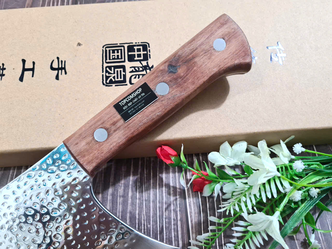 DAO - DAO BẾP NHẬT BẢN AZUCHI THÉP DAMASCUS MÃ A3 DT121 nt topcomshop vn