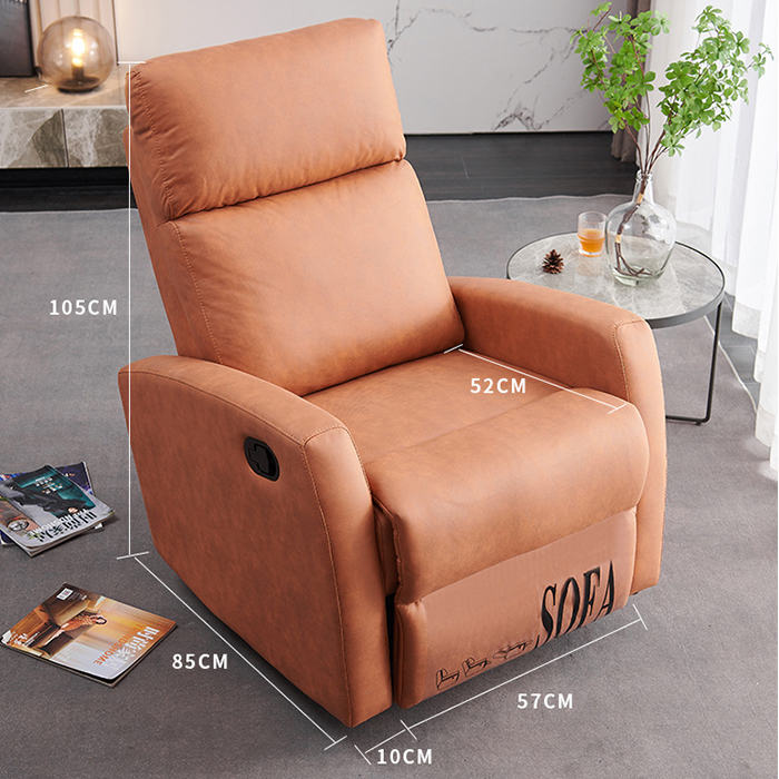 Ghế sofa thư giãn có đệm nâng chân - Ghế thư giãn xoay, đung đưa theo ý muốn - Ghế thư giãn cao cấp