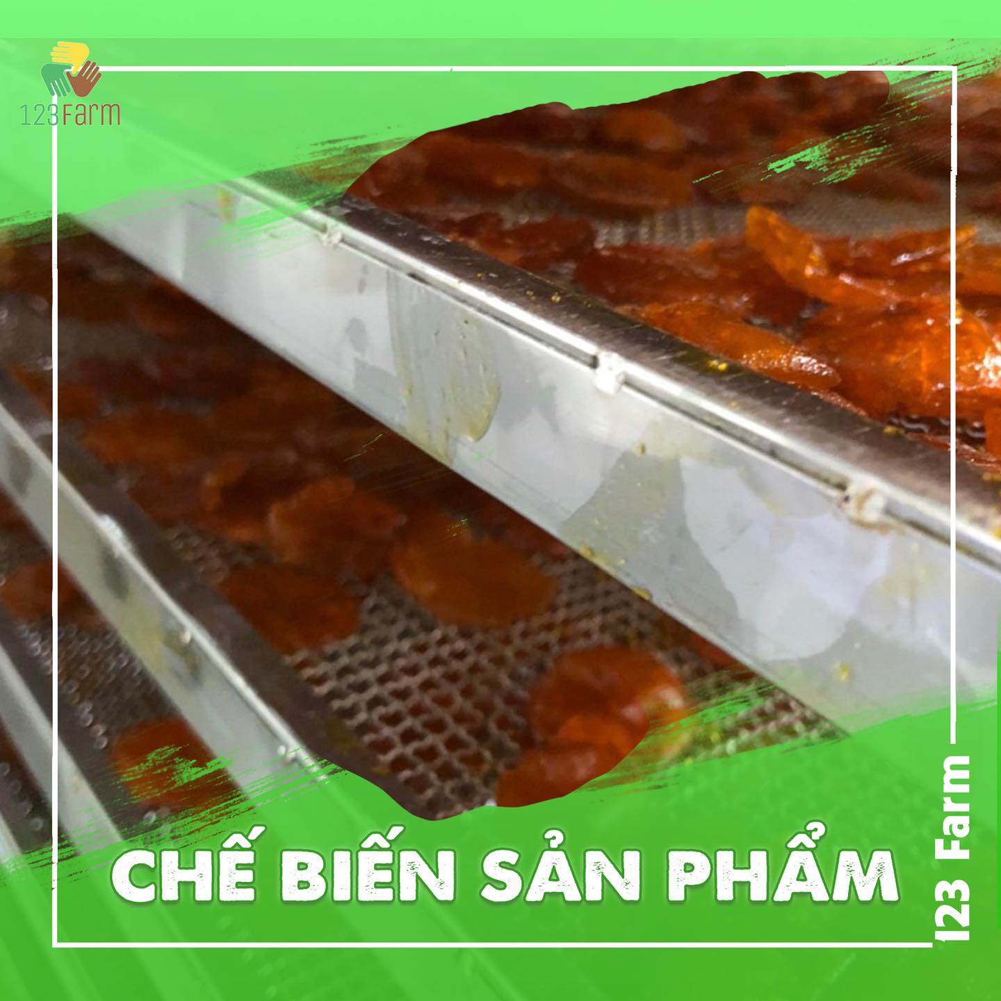 Tắc chưng đường phèn sấy dẻo 123farm 85gr - Ăn vặt từ trái cây dược liệu, tốt cho người viêm họng, đau họng, ho, khan tiếng