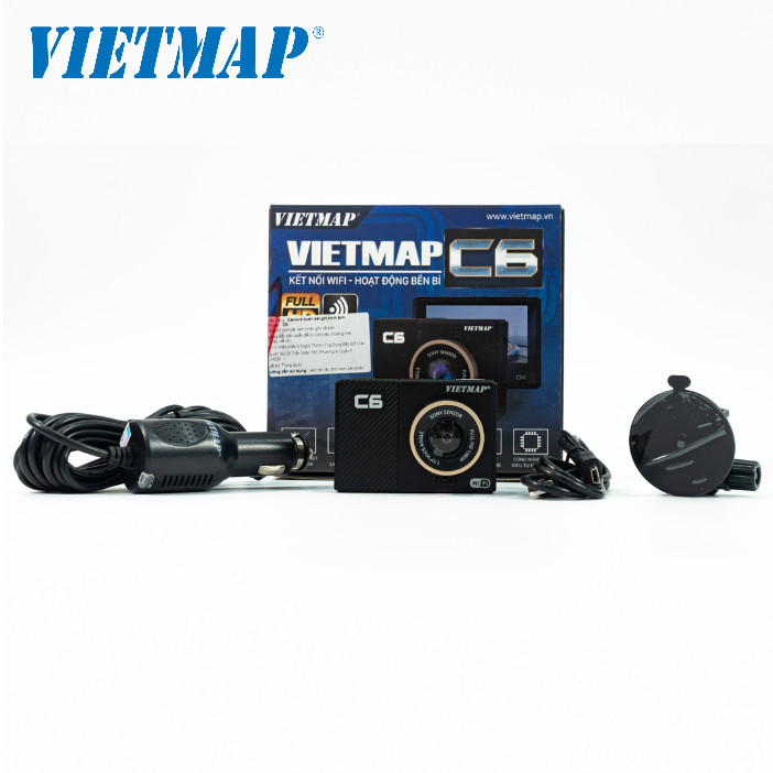 CAMERA HÀNH TRÌNH VIETMAP C6 (TẶNG KÈM THẺ NHỚ 32GB) CÔNG NGHỆ PIN SIÊU TỤ ĐIỆN, GHI HÌNH 170 ĐỘ MANG LẠI HÌNH ẢNH BAO QUÁT VÀ TOÀN DIỆN