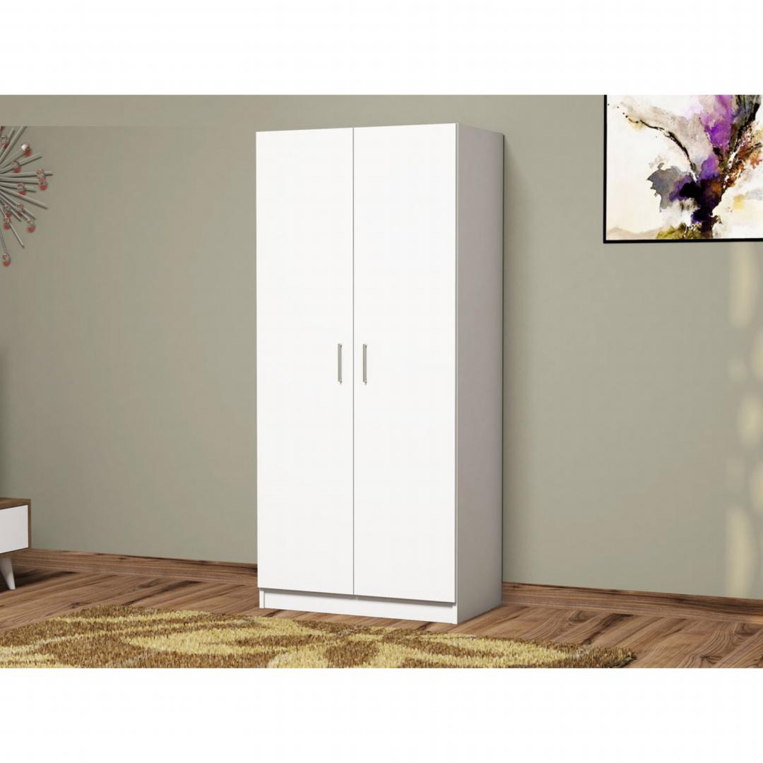 Tủ quần áo gỗ hiện đại SMLIFE Bungo | Gỗ MDF dày 17mm chống ẩm | D80xR45xC180cm