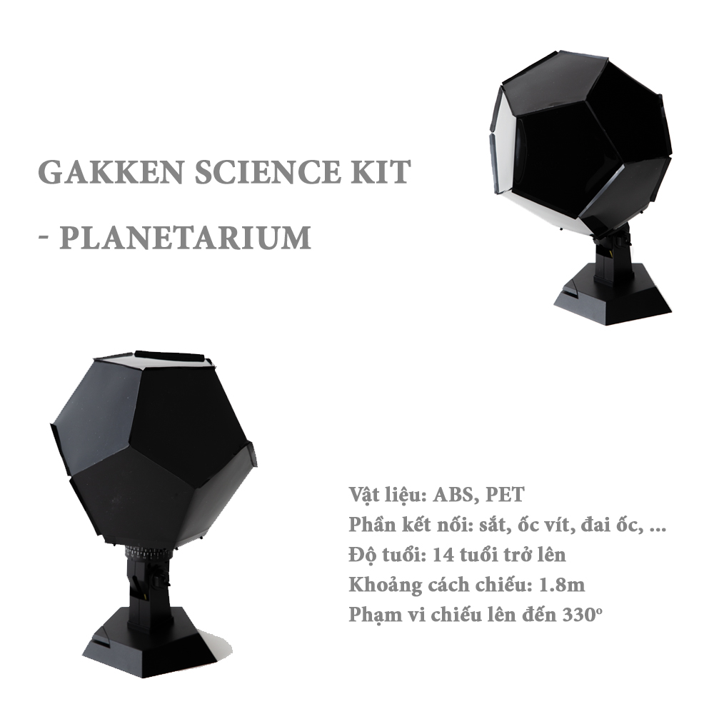 Mô hình cung thiên văn - Gakken Science Kit - Planetarium - Đồ chơi khoa học