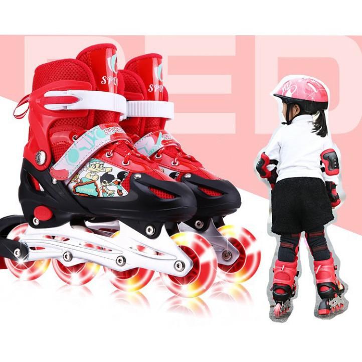 Rẻ Nhất Thị Trường Giày Trượt Patin Phát Sáng Sport Trẻ Em - Batin Người Lớn QF Thế Hệ Mới