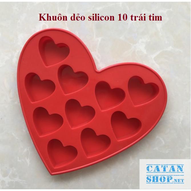 Khuôn silicon dẻo 3D, 4D đổ Socola, Thạch, Đá, Kẹochipchip, Pudding tạo hình đẹp mắt GD311-Khuondeo