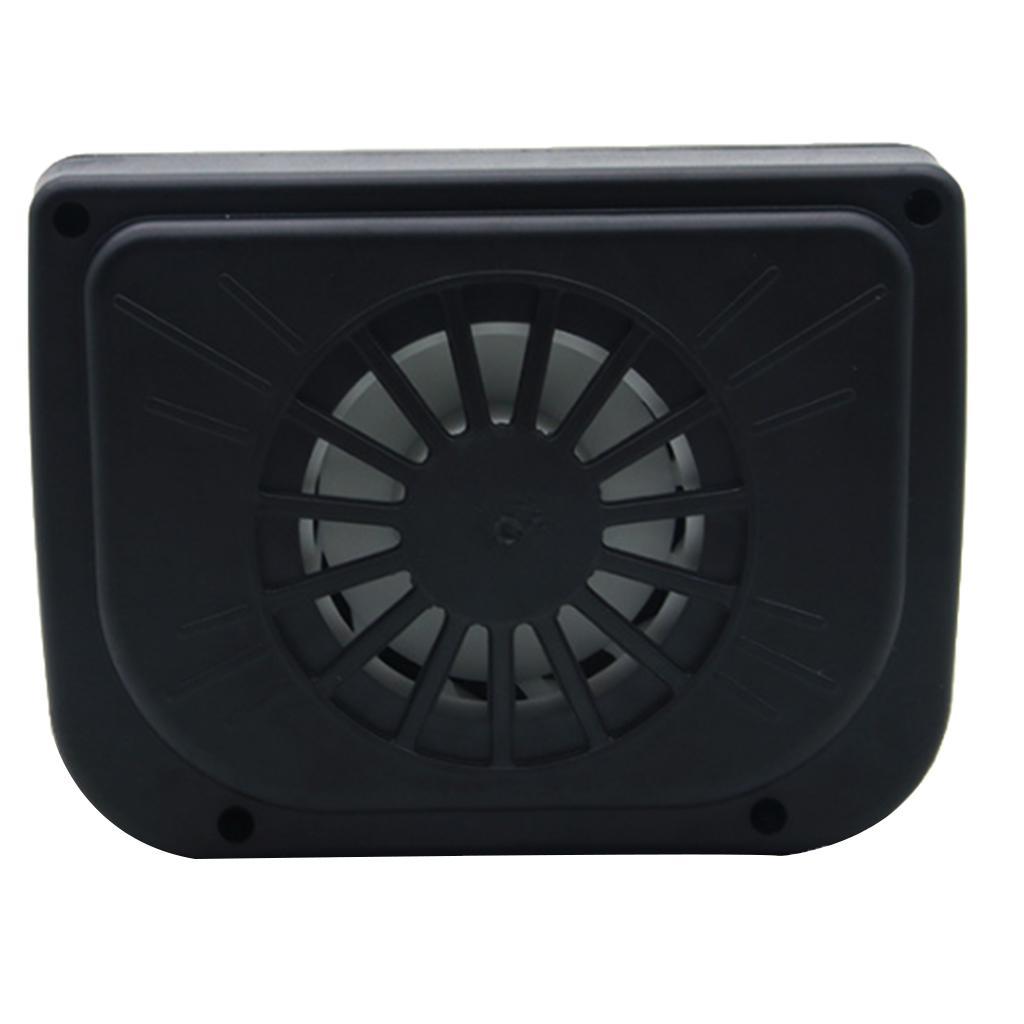 Automobile Cooler Ventilation Fan Air Vent Exhaust Heat Fan Solar Energy Powered Vehicle Car Auto with Rubber Strip