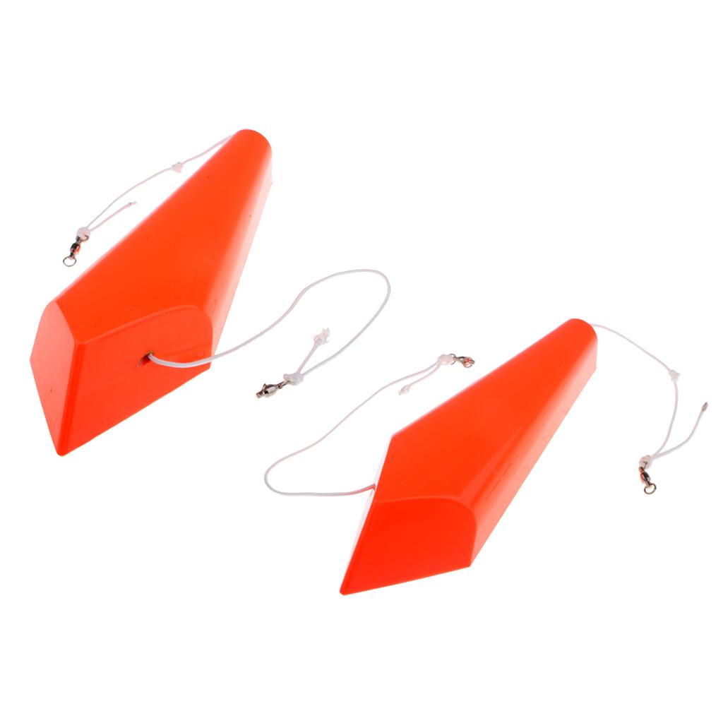 Splashing Float Boat Fishing Trolling Accessory Side Planer Board Left / Right