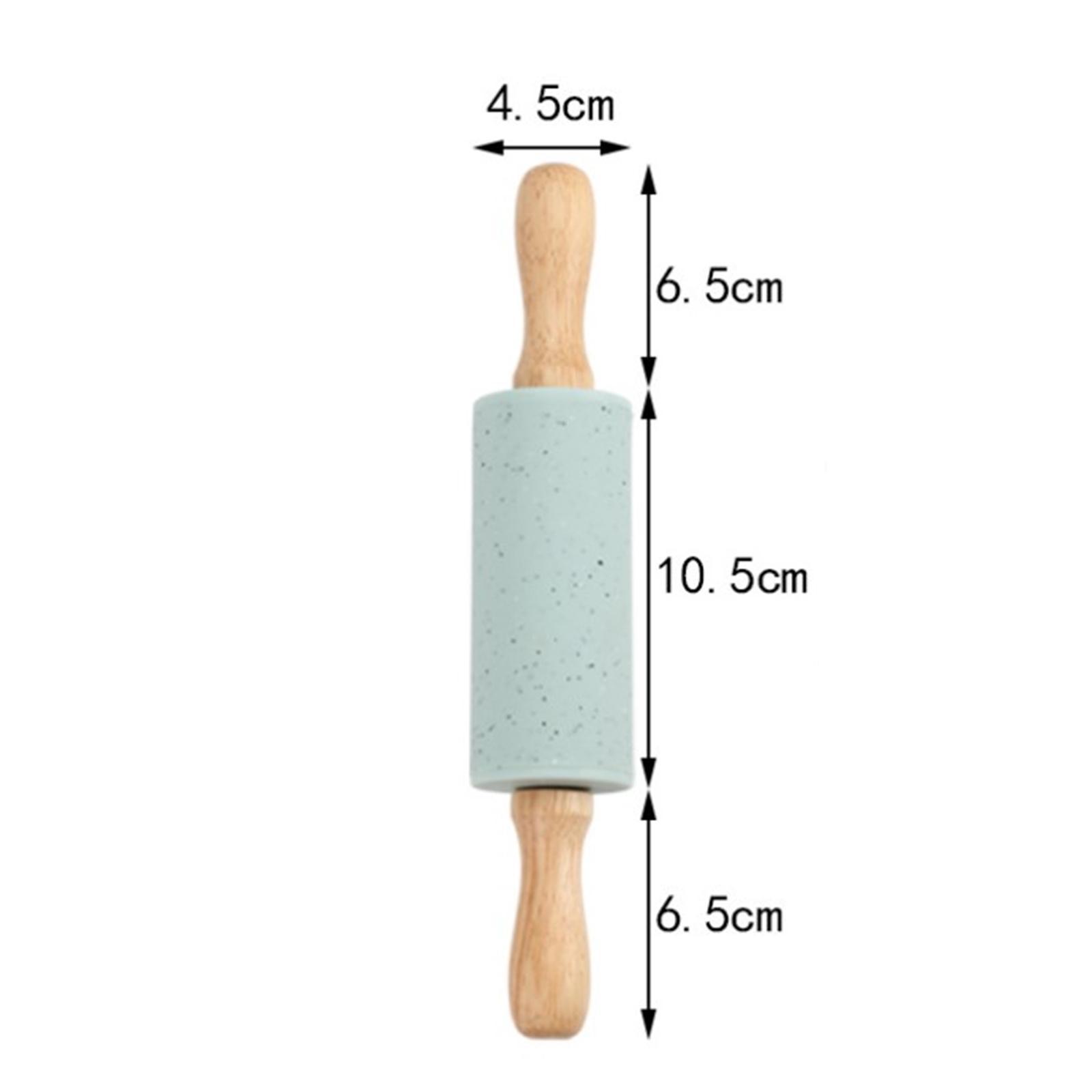 Wooden Rolling Pin for Baking Roller with Handles Handheld Easy Cleaning Roller Baking Tool for The Pastry Pizza Pie Kitchen Gadgets
