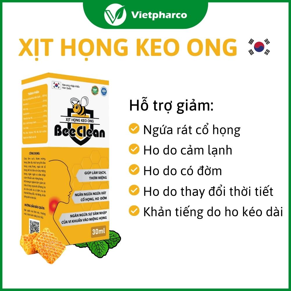 Xịt Họng Keo Ong Hàn Quốc - Bee Clean (30ml)