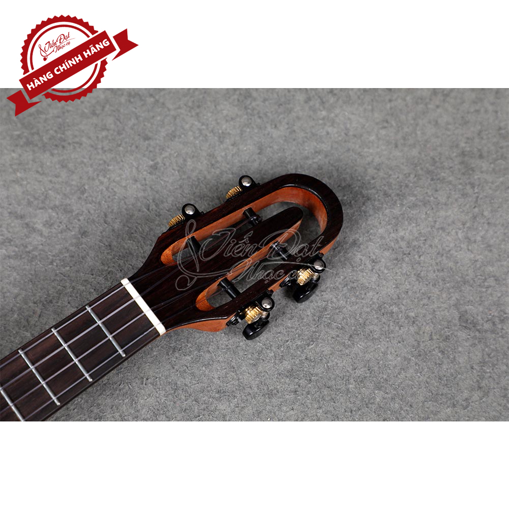 &lt;TẶNG KÈM 6 PHỤ KIỆN&gt; Đàn Ukulele SQOE SQ UK-2410C, Gỗ Mahogany Nguyên tấm, Chế Tác Thủ Công Tinh Xảo - Hàng Chính Hãng