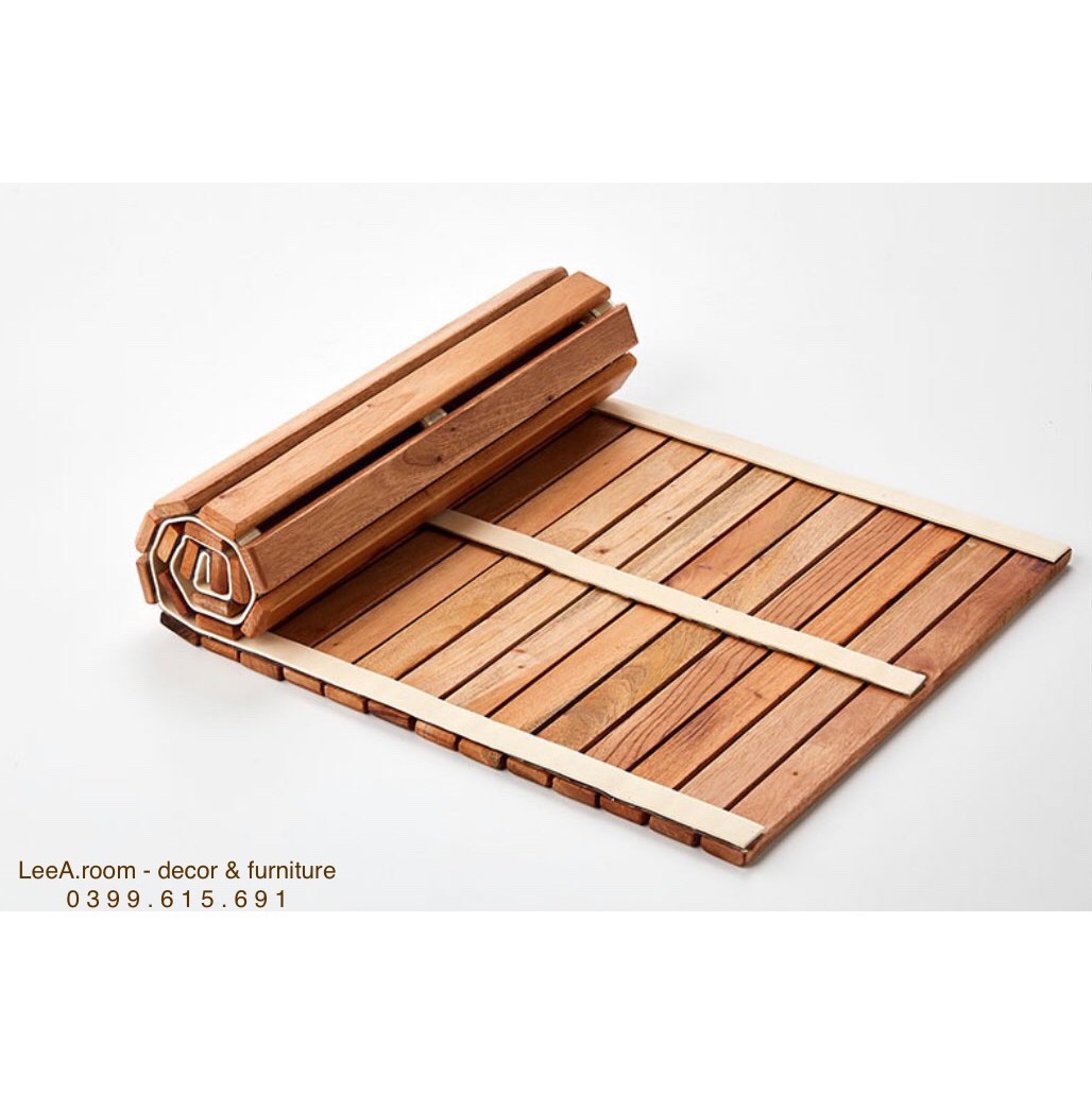 Thảm gỗ Ash/ Thảm gỗ cuộn thông minh/Tấm lót sàn phòng tắm bằng gỗ chống thấm cao cấp