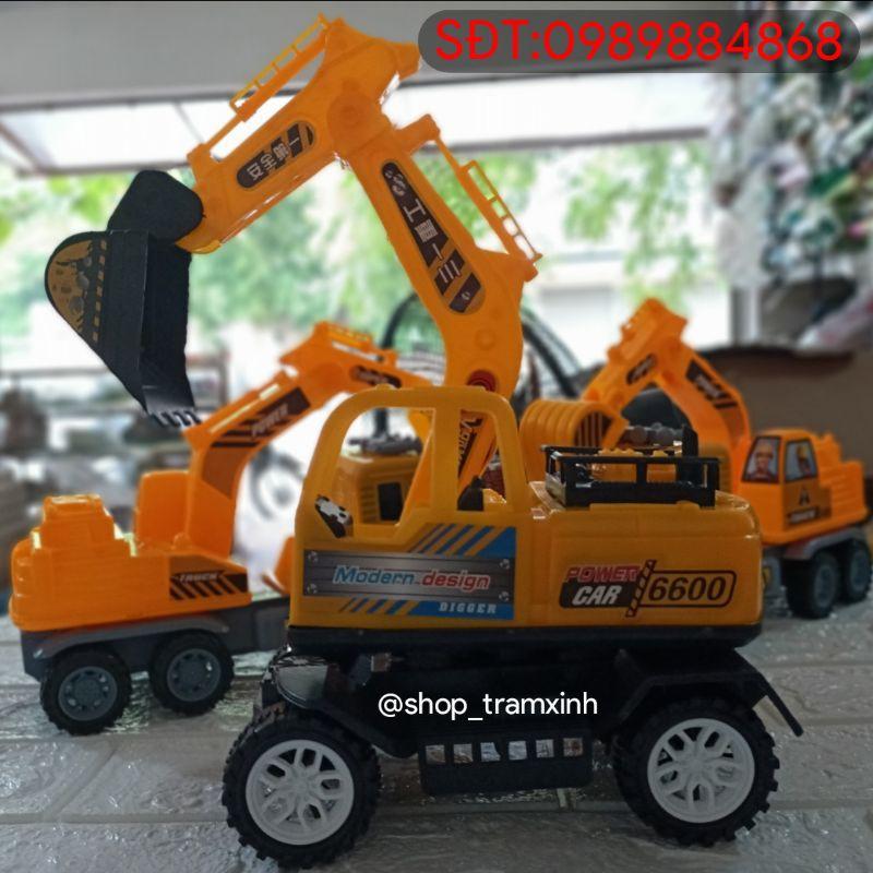 Xe cẩu đồ chơi chạy bánh đà loại to đại cho bé