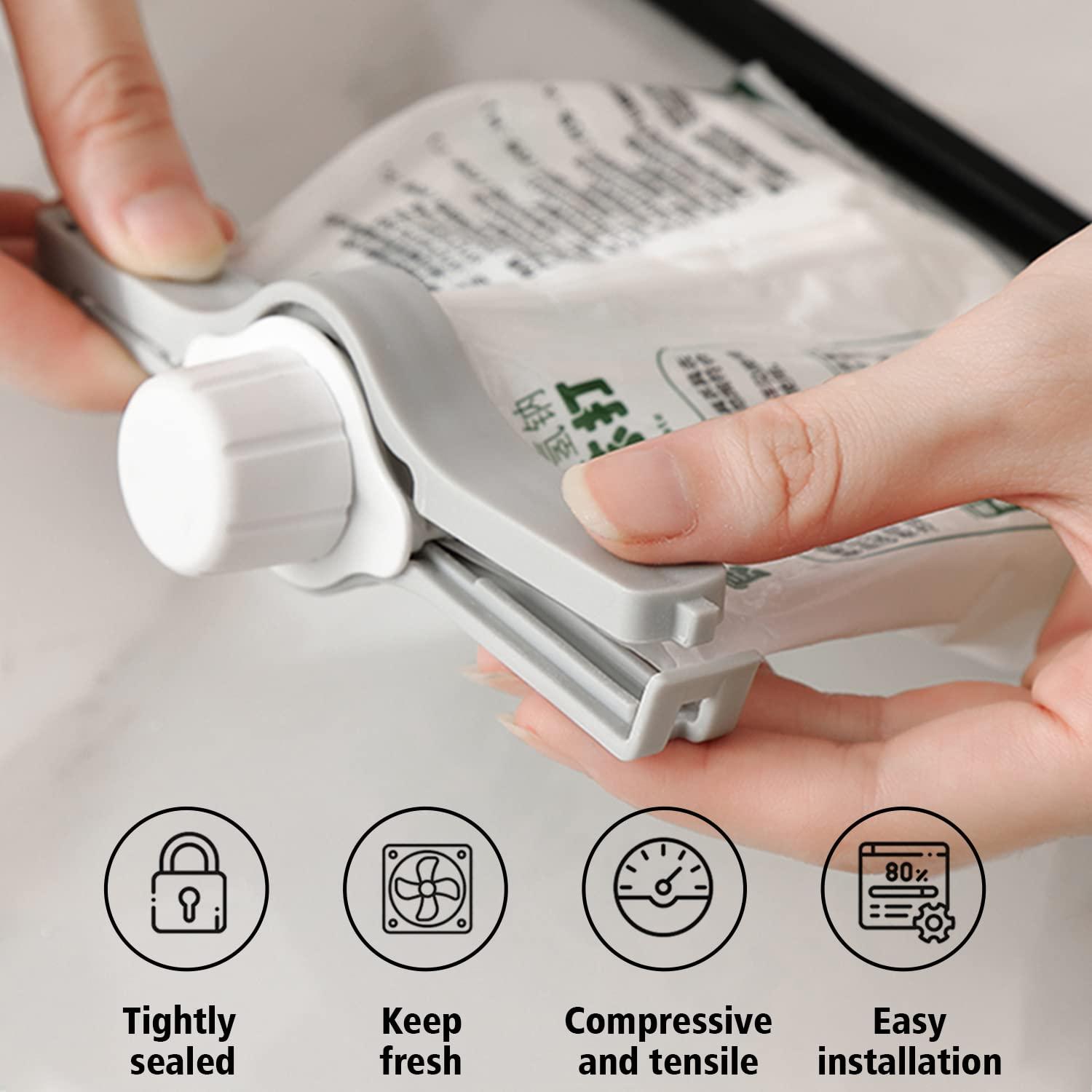 Đóng túi đựng thực phẩm, Kẹp niêm phong bảo quản thực phẩm có vòi