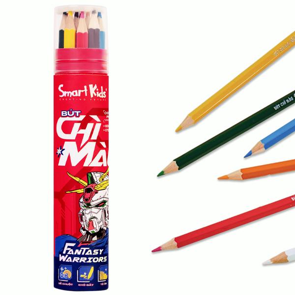 Ống 12 Bút Chì Màu Fantasy Wariors - Smartkids CP30