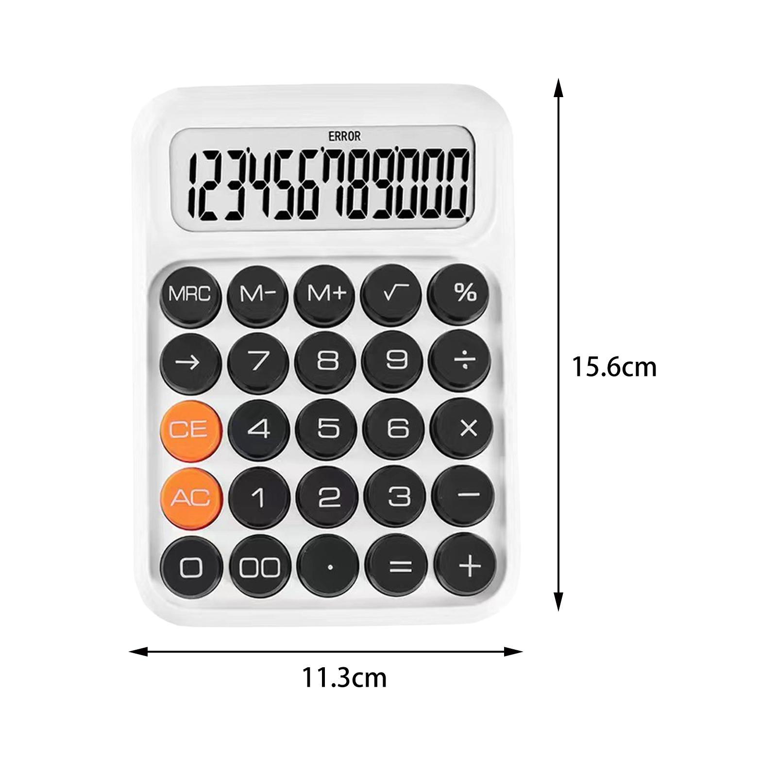 Calculator ,Standard Function Desktop Calculators with Big Button ,Portable Office Calculators for Business Use Travel