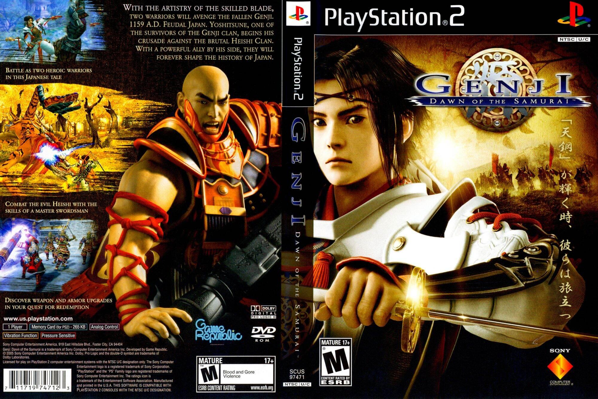 [HCM]Game PS2 genji ( Game đi cảnh samurai )