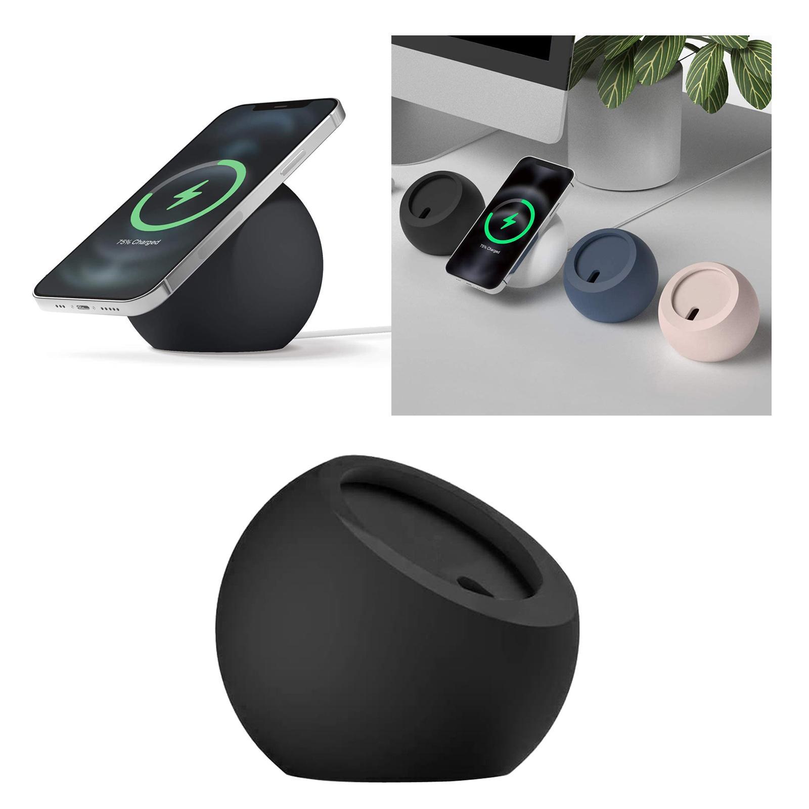 Charging Stand Base Bracket Stand for i Phone 12 black