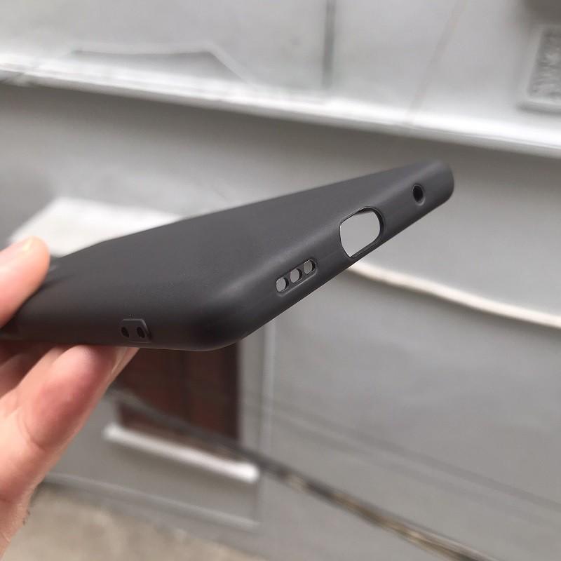 Ốp lưng cho Xiaomi Redmi Note 10 Pro chất liệu silicon dẻo màu đen chống sốc cao cấp