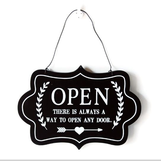 BẢNG TREO OPEN & CLOSED 2 IN 1 MẪU 3