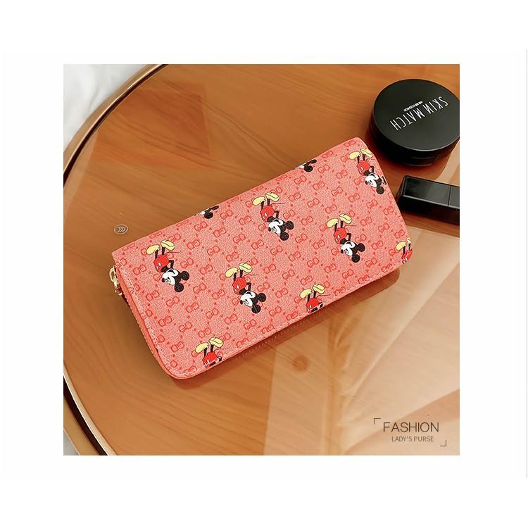 Ví nữ Ví dài MICKEY Cầm Tay Thời Trang Hàn Quốc Siêu Chảnh V11