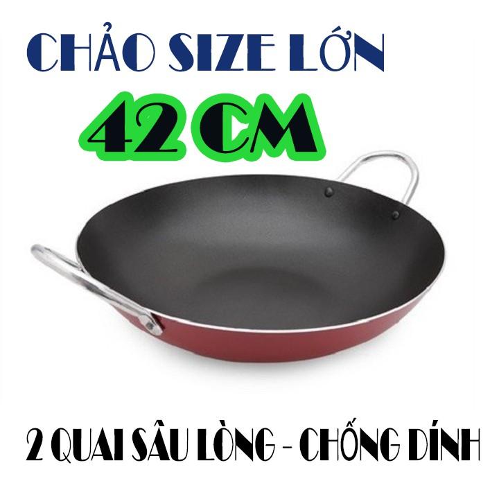 Chảo chống dính chảo sâu lòng 2 quai 42cm.